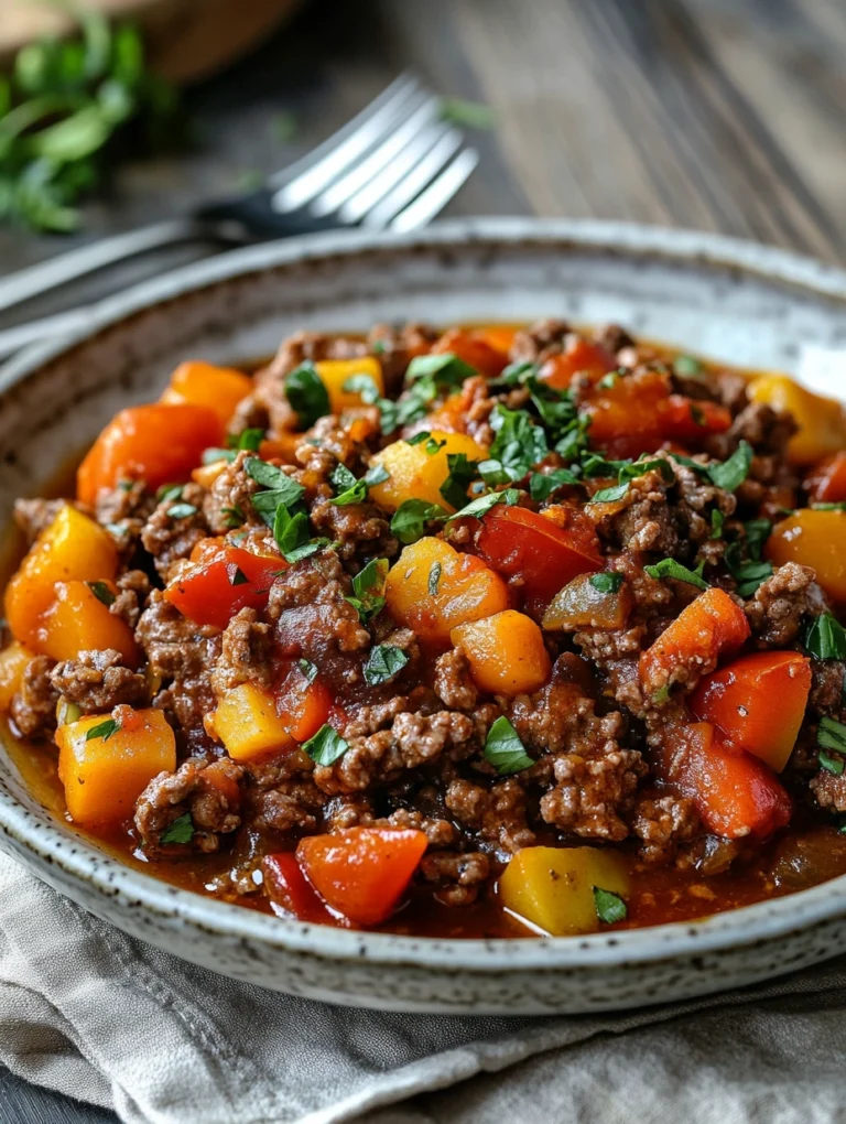 Low Carb Hackfleisch-Gemüse-Pfanne