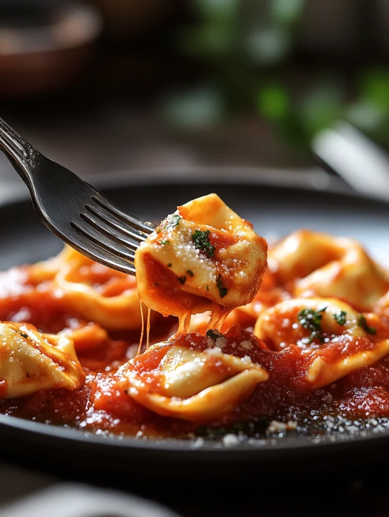Schnelle Tortellini mit Tomatensoße