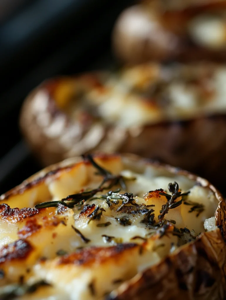Ofenkartoffeln mit Kräuterquark