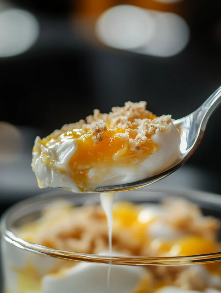 Solero-Dessert mit Maracuja und Joghurt