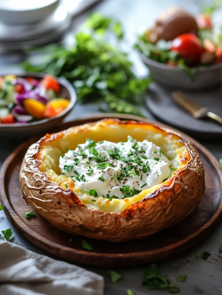 Ofenkartoffeln mit Kräuterquark