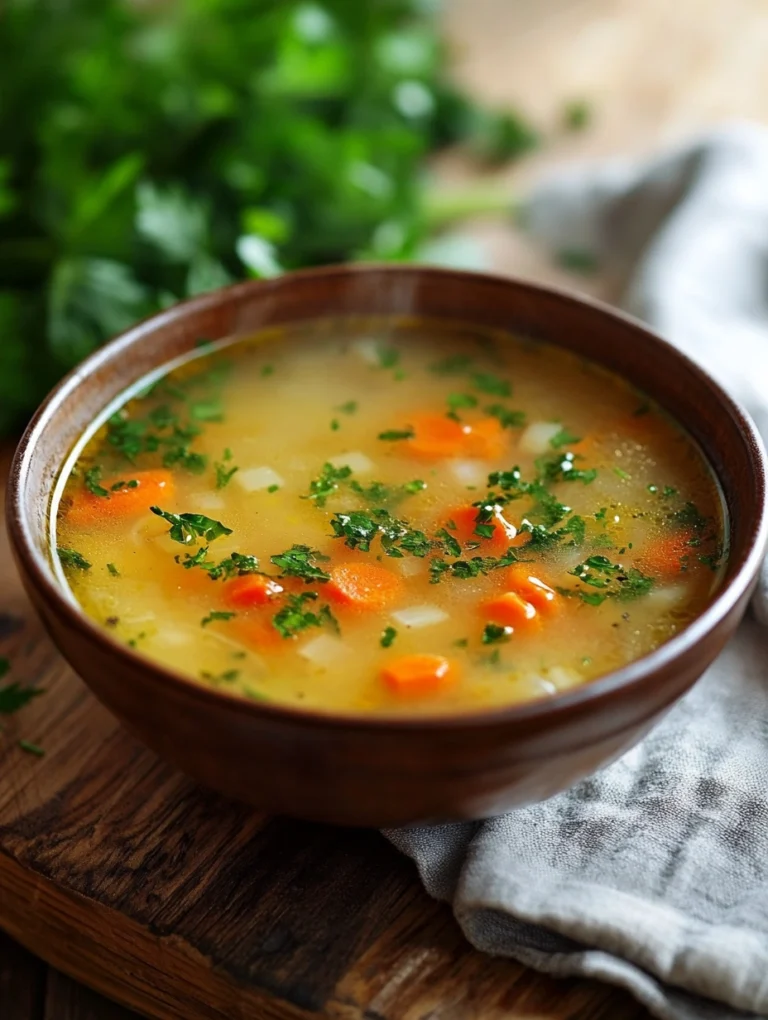 Linsensuppe mit orientalischen Gewürzen