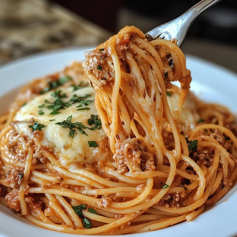Leckere Crockpot Millionen-Dollar-Spaghetti im Teller serviert