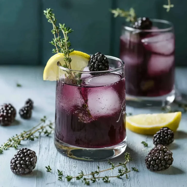 Blackberry Thyme Elixir Mocktail Recipe