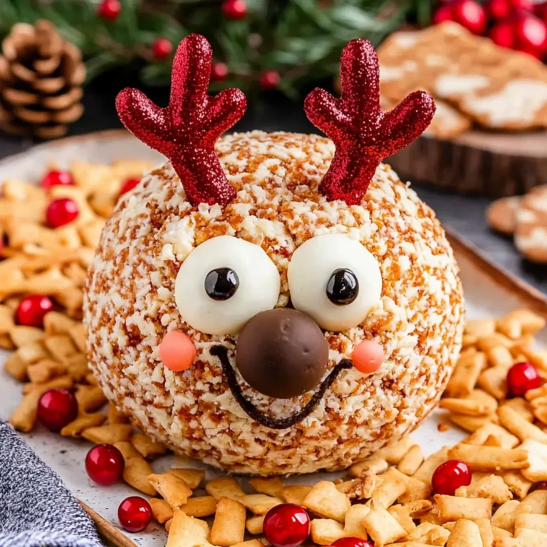 Reindeer Cheese Ball (Perfect Christmas Appetizer)
