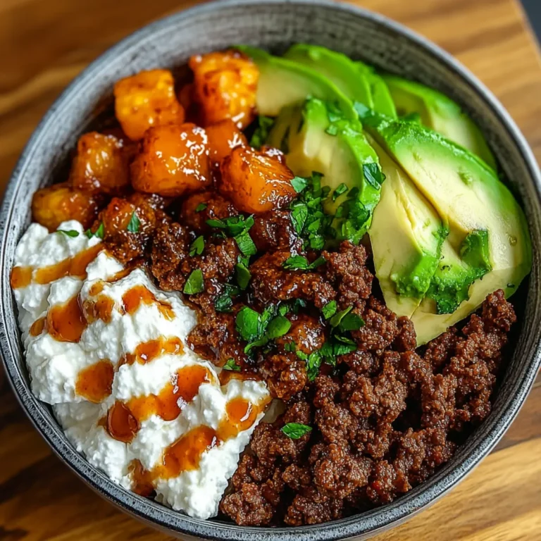 Ground Beef Hot Honey Bowl (Viral Tiktok) Spicy, Sweet & High Protein Meal Prep Win