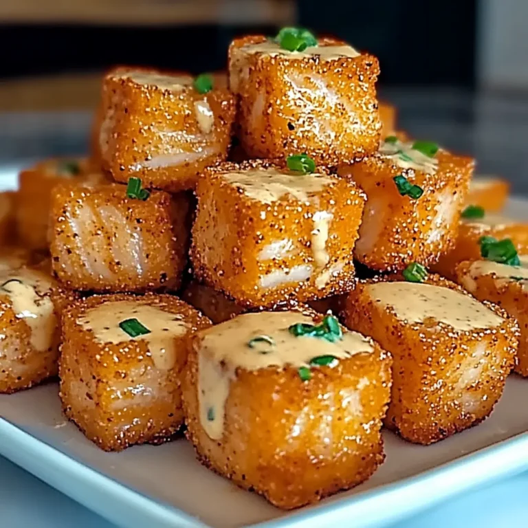 Crispy Bang Bang Salmon Bites – A Flavor Explosion in Every Bite