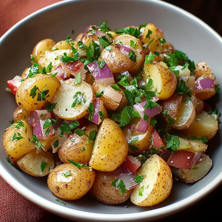 Warm Honey Dijon Potato Salad