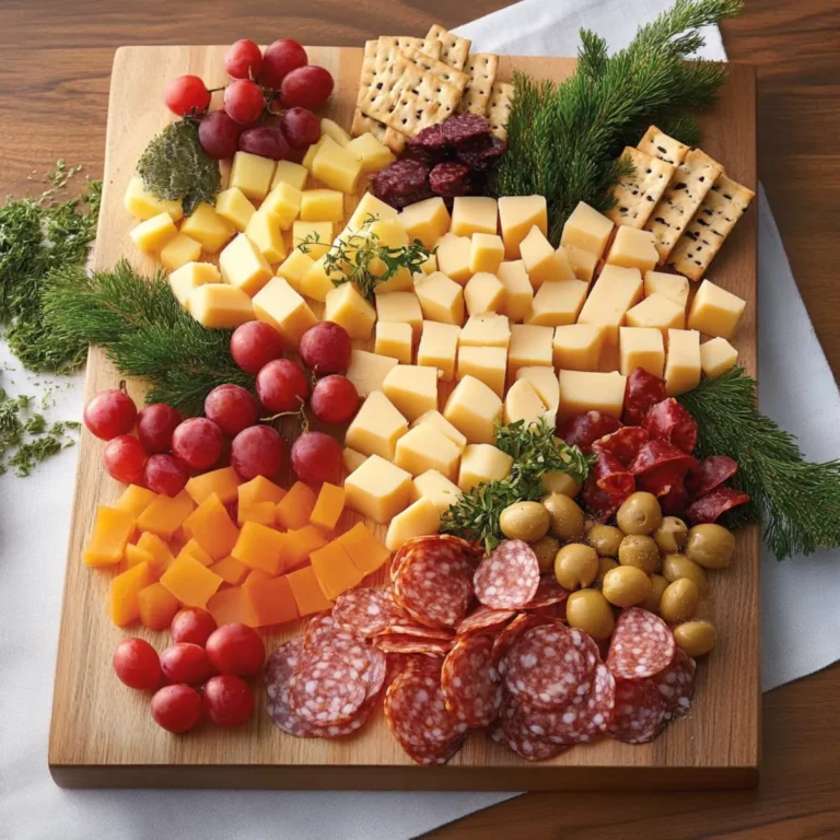 This easy-to-make charcuterie board is perfect for any holiday party.​