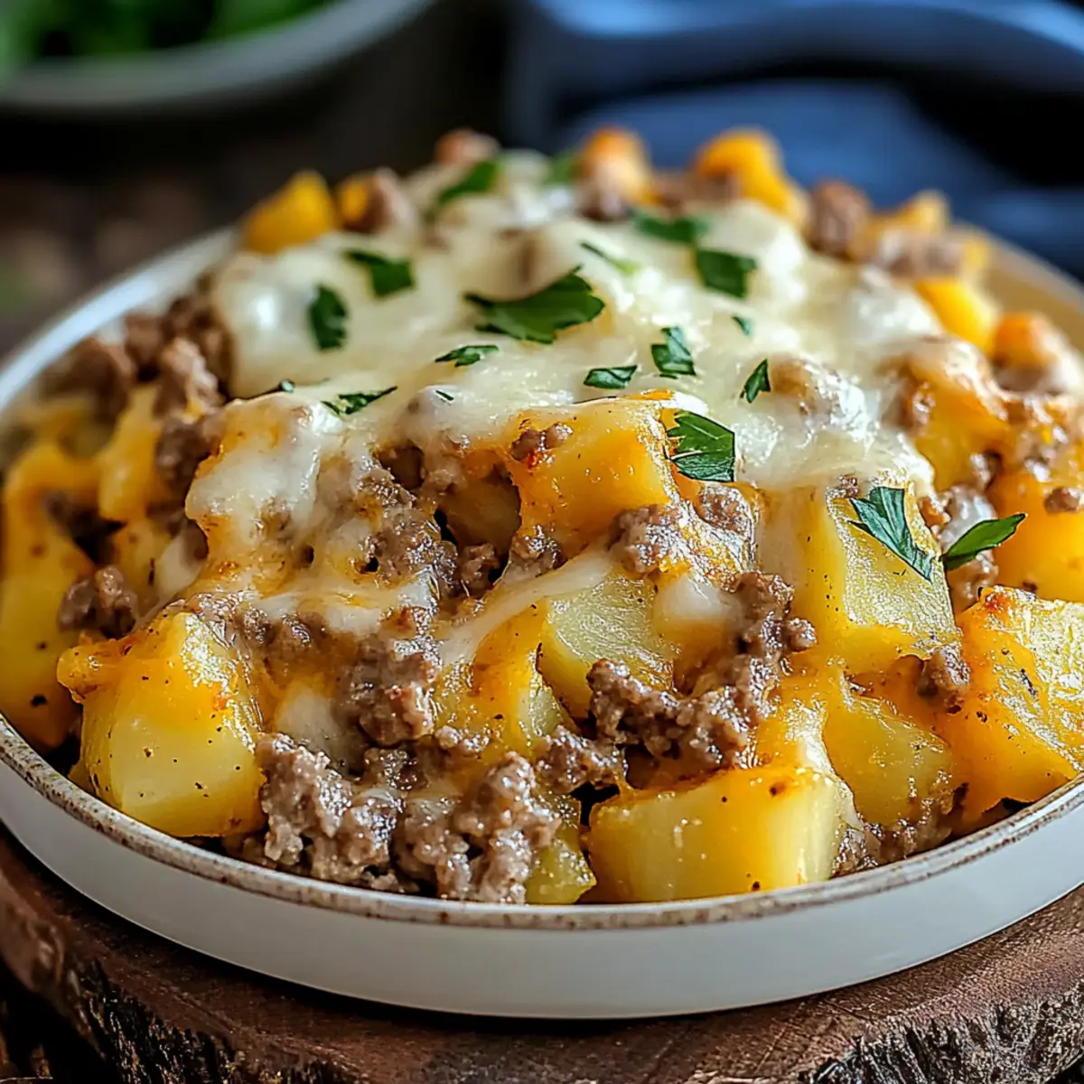 Slow Cooker Cowboy Potato Casserole