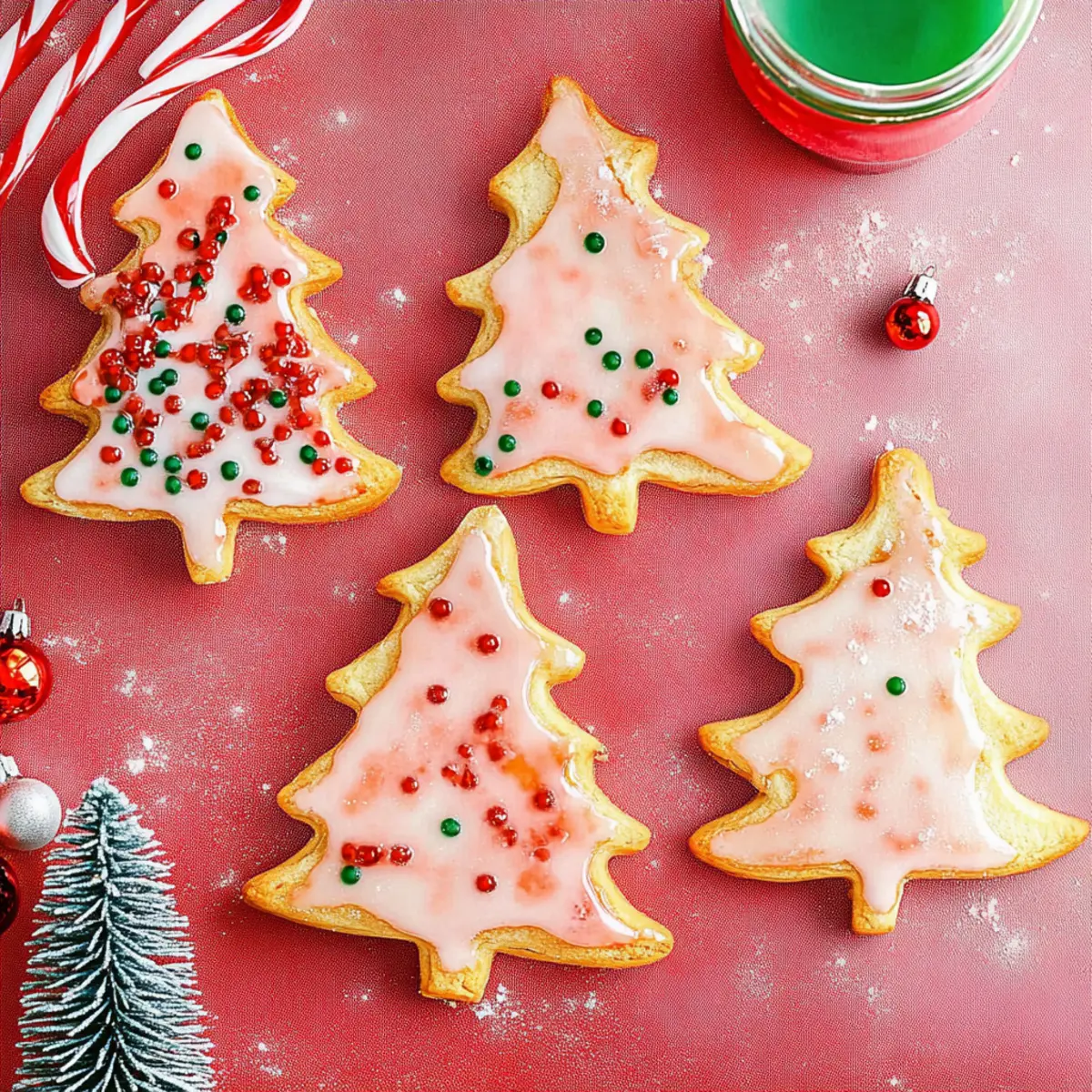 Homemade Christmas Tree Pop Tarts