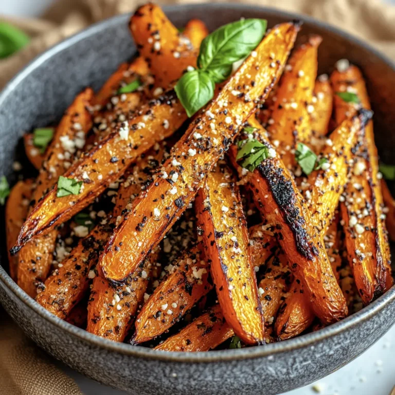 Roasted Garlic and Parmesan Carrots (Easy Christmas Recipe)