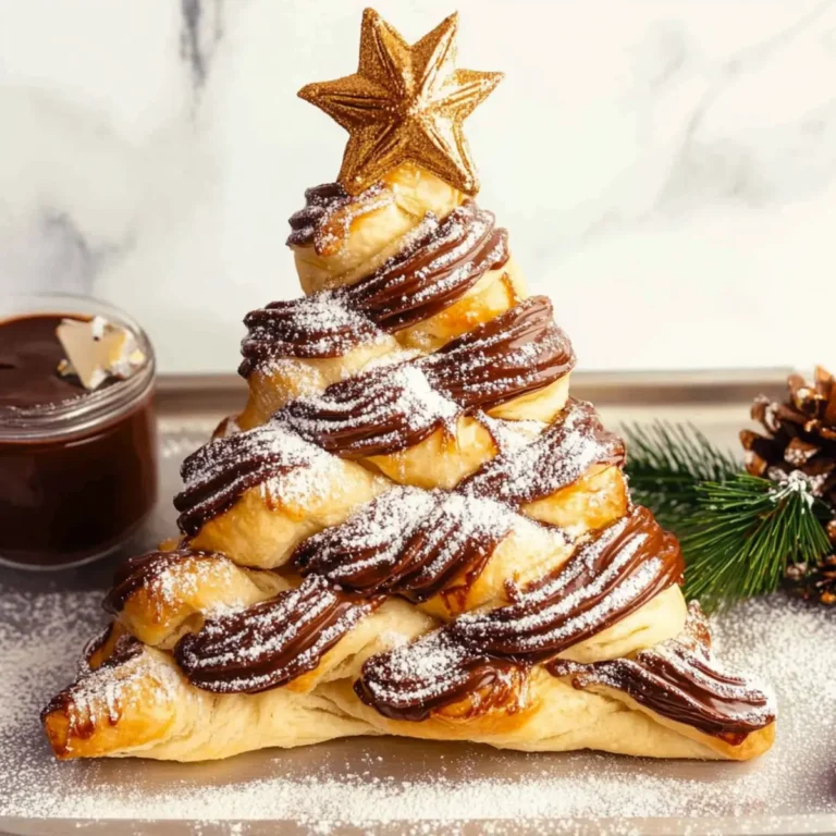 Puff Pastry Nutella Christmas Tree