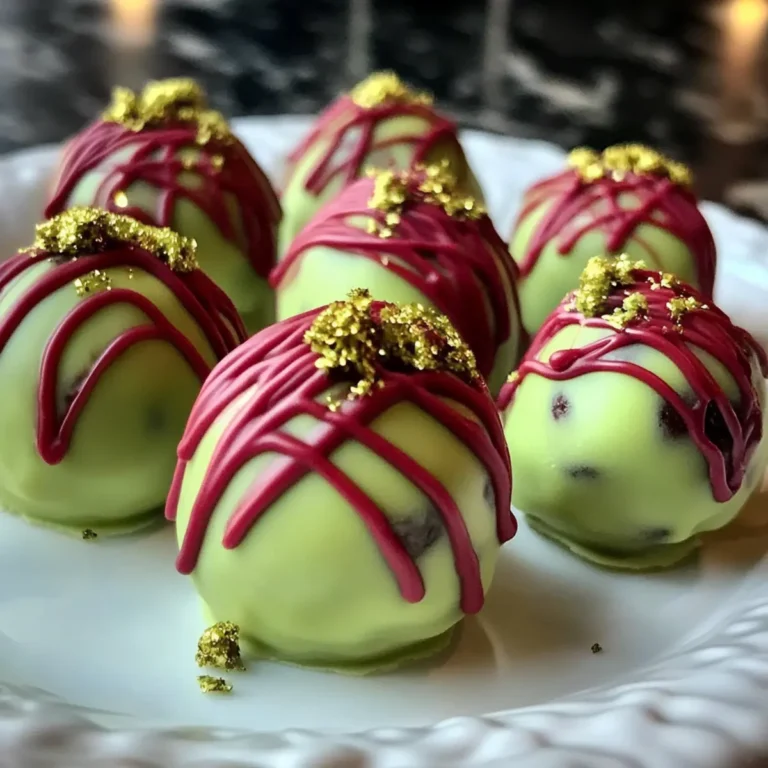 Grinch Christmas Truffles