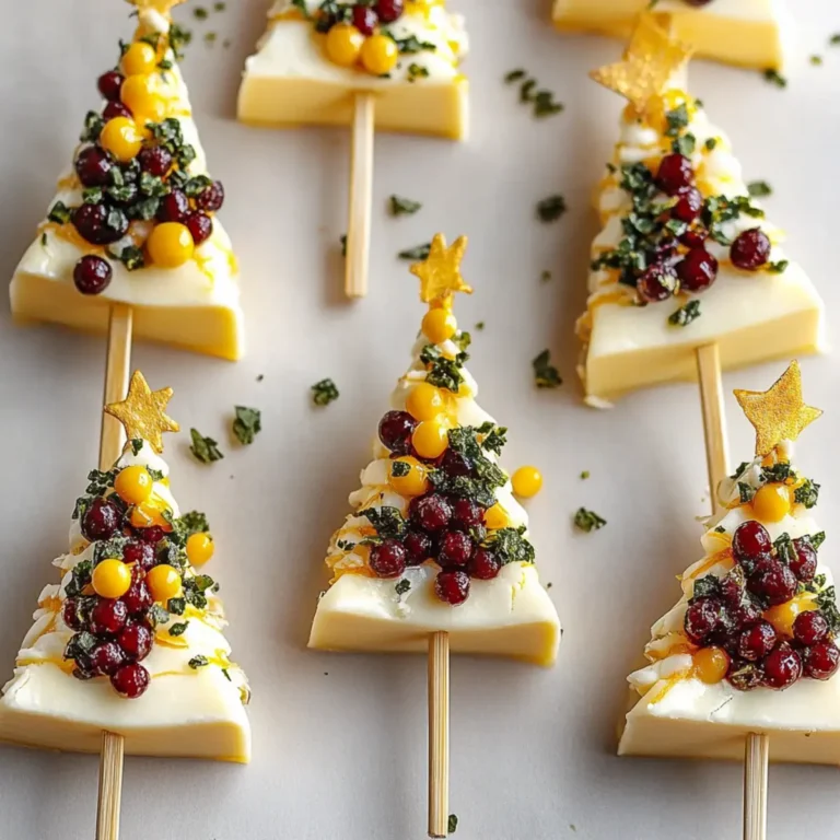 New Year’s Eve Party Food: Festive Cheese Christmas Trees