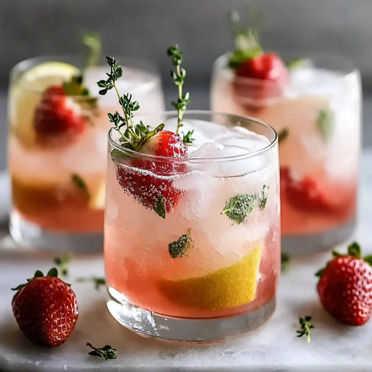 Refreshing Strawberry Mint Mocktail