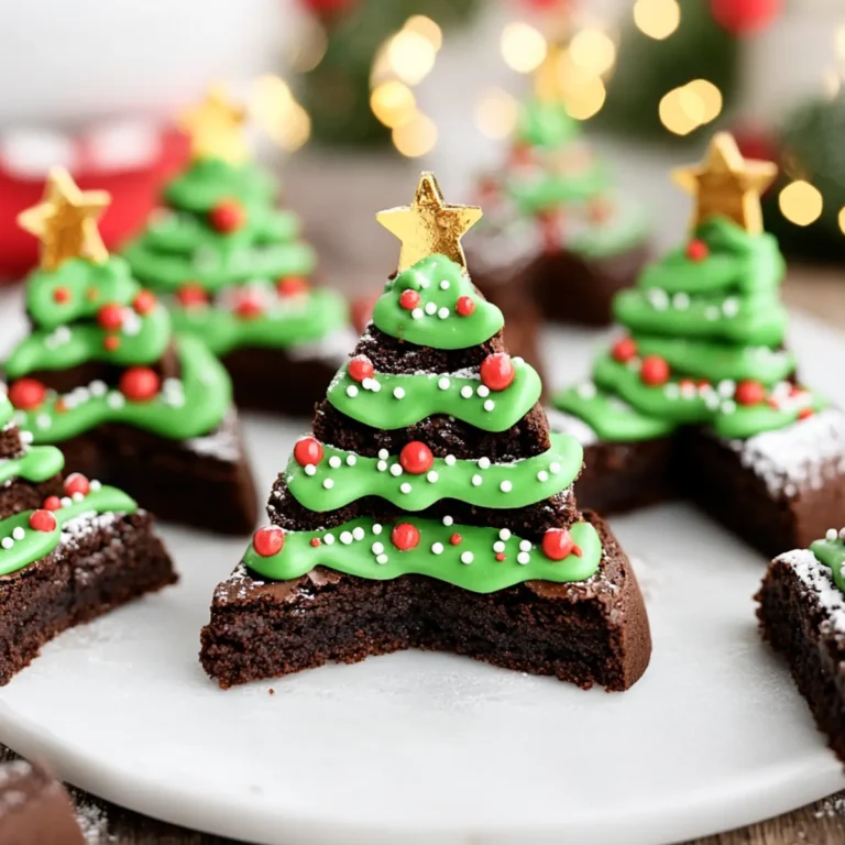 Christmas Brownie Trees – Festive Holiday Brownie Recipe for Kids & Parties