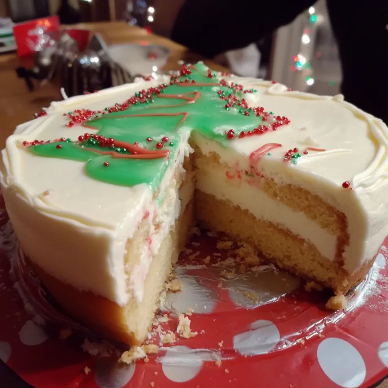 Christmas Tree CheeseCake