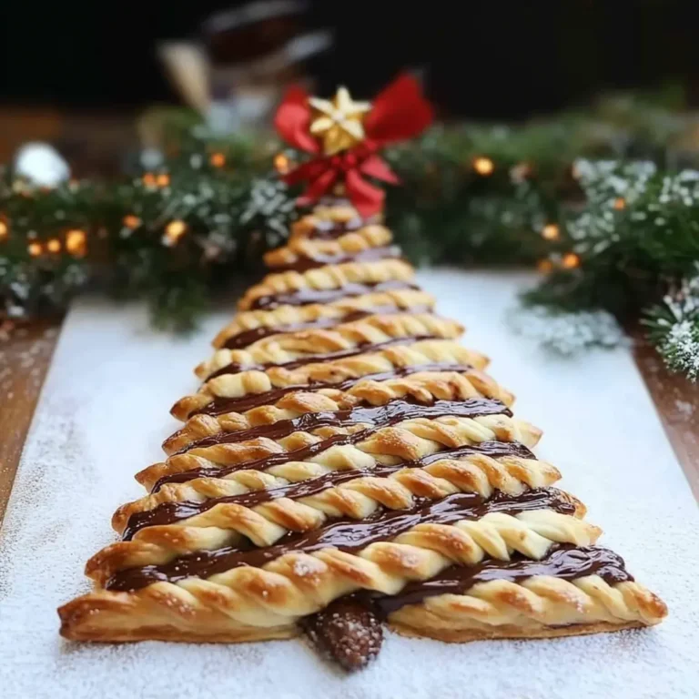 Delicious Nutella Pastry Christmas Tree Recipe
