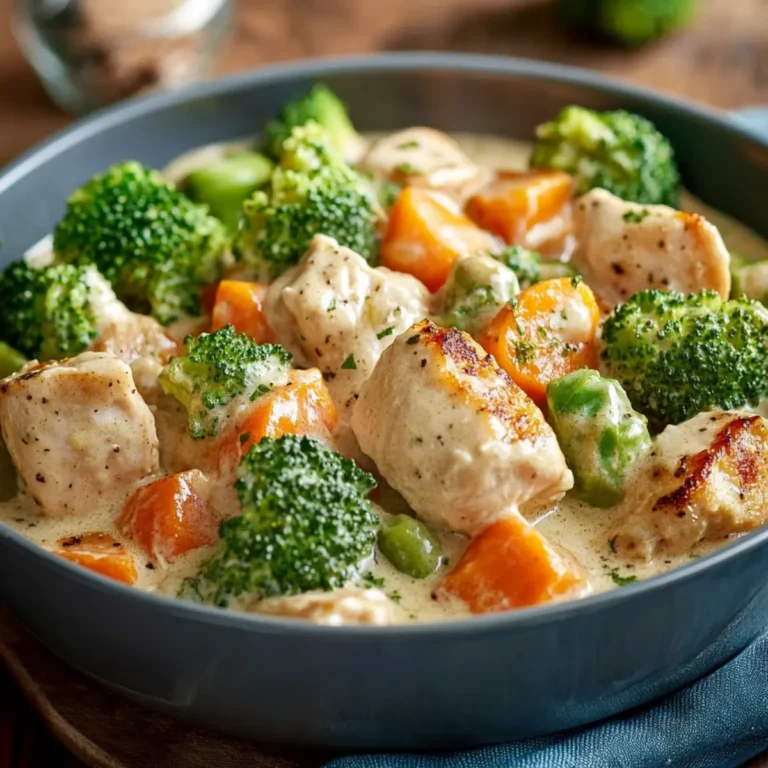 Creamy Chicken & Veggie Skillet
