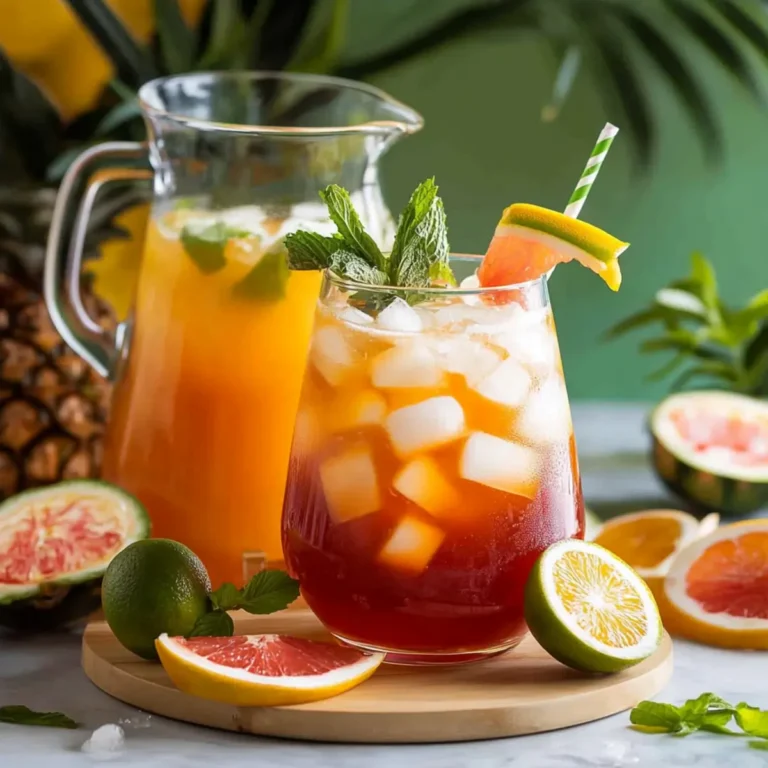 Tropical Breeze Punch Mocktail Recipe