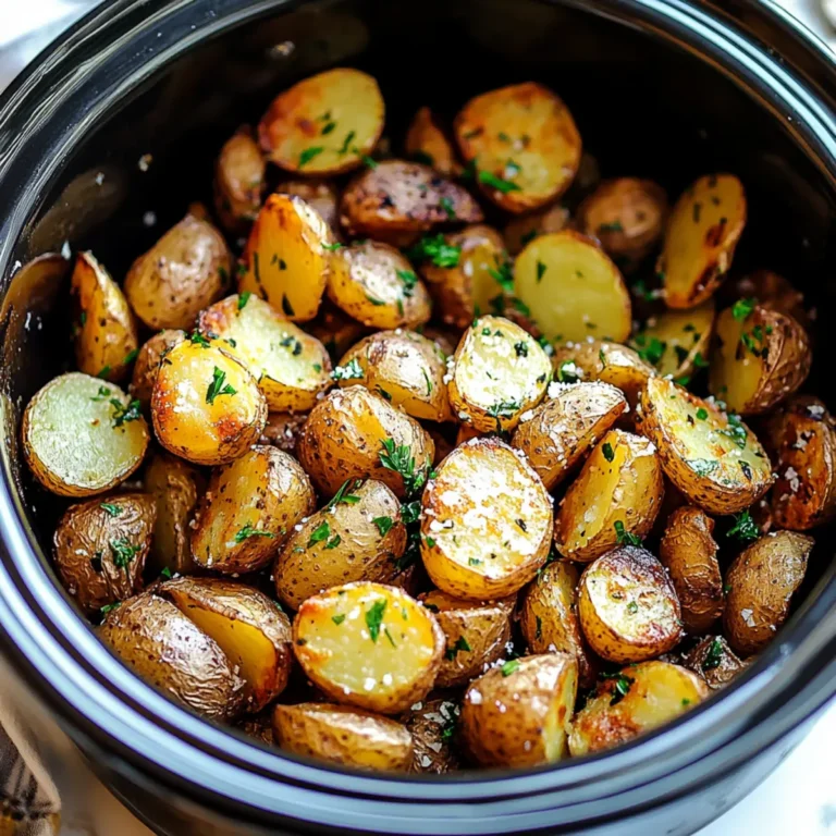 Slow Cooker Parmesan Roasted Potatoes