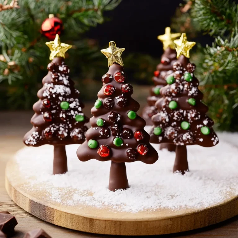 How to Make Chocolate Christmas Trees