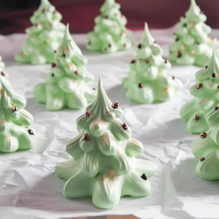 Meringue Christmas Trees